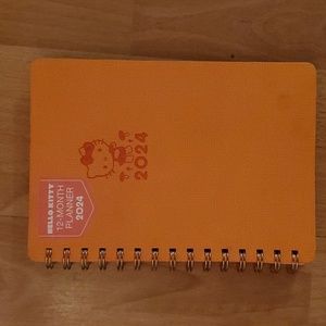 Hello Kitty‎ 2024 Planner | Orange | Calendar Date Book New